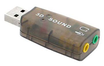 Tarjeta de sonido USB